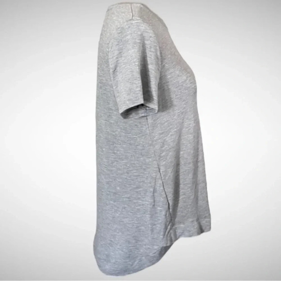 LIZ CLAIBORNE Womens Crew Neck Short Sleeve T-Shirt Gray Medium NWT - Picture 4 of 9